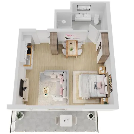 Smart Haus Azur 809 Апартаменты *